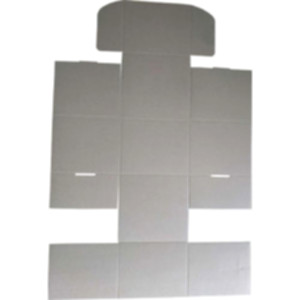 Коробка самосборная 200*200*165 мм, бурая. Photo 3