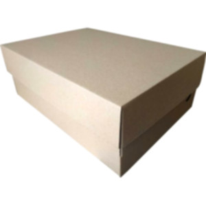 Коробка самосборная 350*250*130 мм, бурая. Photo 2