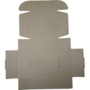 Коробка самосборная 130*130*50 мм, бурая. Photo 3