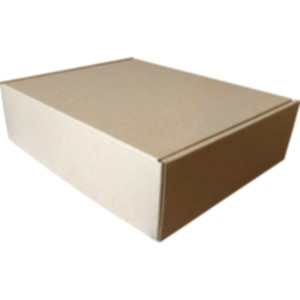 Коробка самосборная 260*220*75 мм, бурая. Photo 2