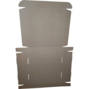 Коробка самосборная 475*475*70 мм, бурая. Photo 3