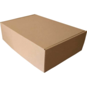 Коробка самосборная 340*240*100 мм, бурая. Photo 2