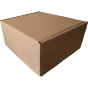 Коробка самосборная 345*335*170 мм, бурая. Photo 2