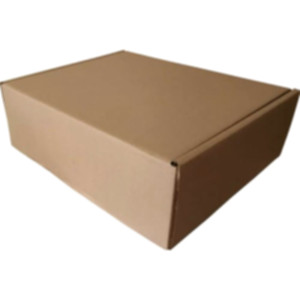 Коробка самосборная 415*365*140 мм, бурая. Photo 2