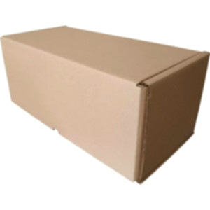 Коробка самосборная 430*210*185 мм, бурая. Photo 2