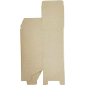 Коробка самосборная 100*100*190 мм, бурая. Photo 3