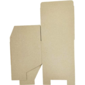 Коробка самосборная 140*140*100 мм, бурая. Photo 3