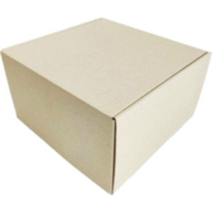 Коробка самосборная 260*260*150 мм, бурая. Photo 2