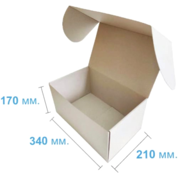 Коробка самосборная 340*210*170 мм, бурая