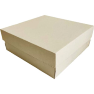 Коробка самосборная 350*350*130 мм, бурая. Photo 2