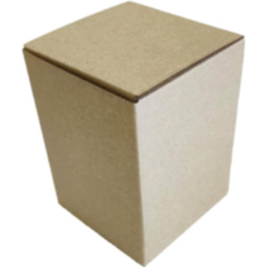 Коробка самосборная 90*90*120 мм, бурая. Photo 2