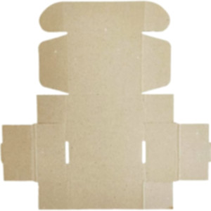 Коробка самосборная 100*80*40 мм, бурая. Photo 3