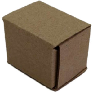 Коробка самозбірна 50*50*50 мм, бура. Photo 2