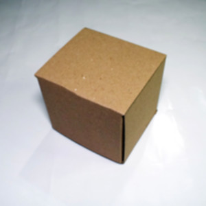 Коробка самозбірна 100*100*100 мм, бура. Photo 2