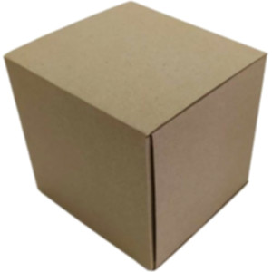 Коробка самозбірна 110*110*110 мм, бура. Photo 2