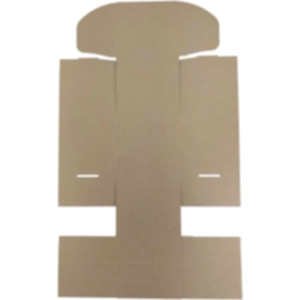 Коробка самозбірна 110*110*110 мм, бура. Photo 3