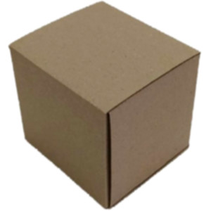 Коробка самосборная 180*180*180 мм, бурая. Photo 2
