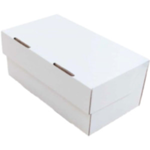 Коробка самосборная 195*100*80 мм, белая. Photo 2