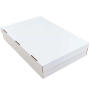 Коробка самозбірна 475*321*90 мм, біла. Photo 2