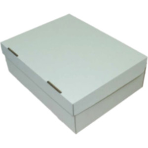 Коробка самозбірна 330*250*110 мм, біла. Photo 2