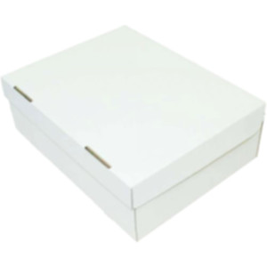 Коробка самозбірна 300*300*110 мм, біла. Photo 2