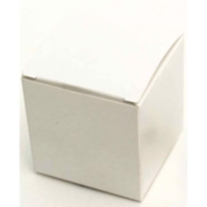 Коробка подарочная 55*55*55 мм, белая. Photo 2