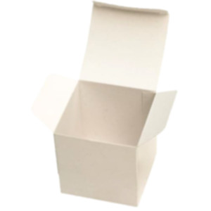 Коробка подарочная 55*55*55 мм, белая. Photo 3