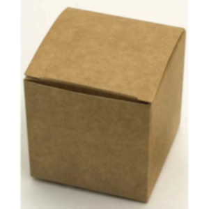 Коробка подарочная 55*55*55 мм, крафт. Photo 2