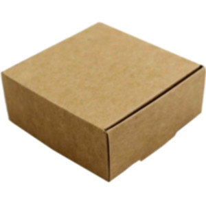 Коробка подарункова 70*70*30 мм, крафт. Photo 2