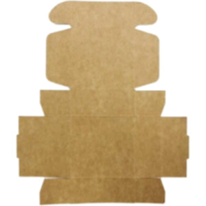 Коробка подарункова 70*70*30 мм, крафт. Photo 3