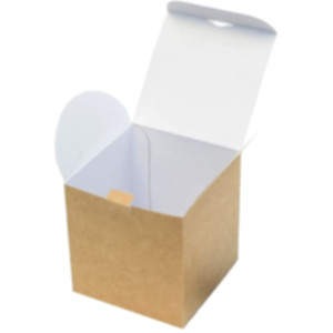 Коробка подарочная 100*100*100 мм, крафт. Photo 3