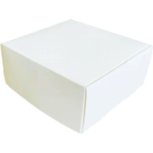 Коробка подарочная 110*110*50 мм, белая. Photo 2