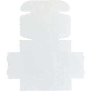 Коробка подарочная 110*110*50 мм, белая. Photo 3