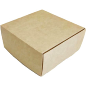 Коробка подарочная 110*110*50 мм, крафт. Photo 2