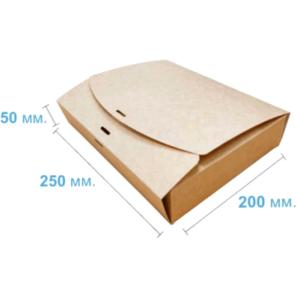 Коробка подарочная 250*200*50 мм, крафт