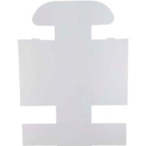 Коробка подарункова 90*90*60 мм, біла. Photo 2