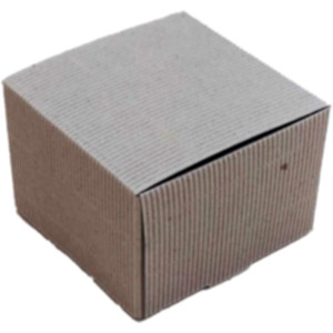 Коробка подарочная 90*90*60 мм, бурая. Photo 2