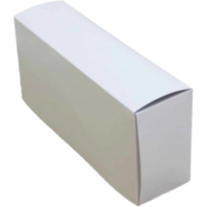 Коробка подарочная 220*60*100 мм, белая. Photo 2