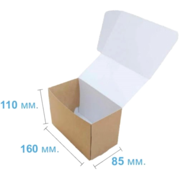 Коробка подарочная 160*85*110 мм, крафт