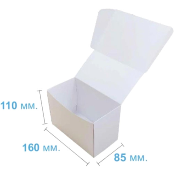 Коробка подарочная 160*85*110 мм, белая