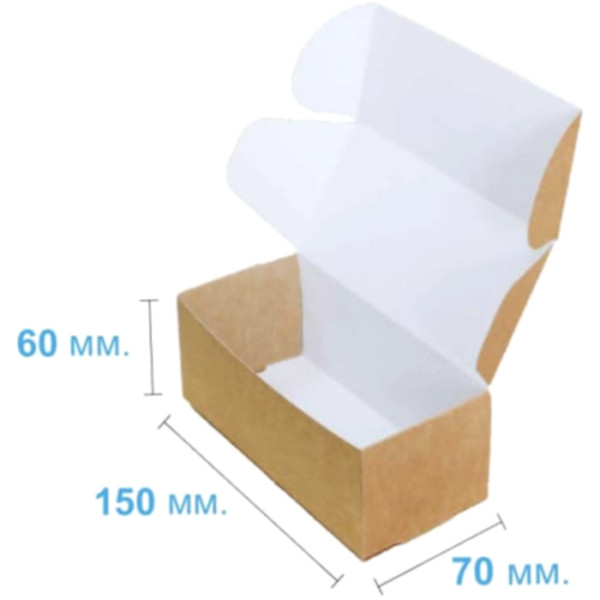 Коробка подарочная 150*70*60 мм, крафт