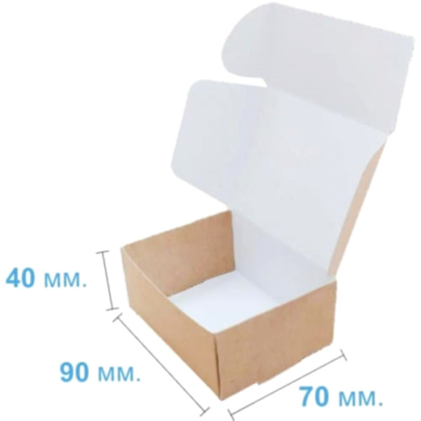 Коробка подарочная 90*70*40 мм, крафт