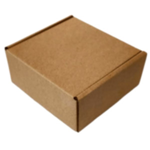 Коробка самосборная 110*110*50 мм, бурая. Photo 2