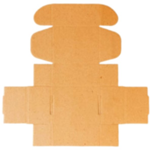 Коробка самосборная 125*100*60 мм, бурая. Photo 3