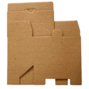 Коробка самосборная 135*75*80 мм, бурая. Photo 3