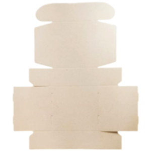 Коробка самосборная 200*200*80 мм, бурая. Photo 3