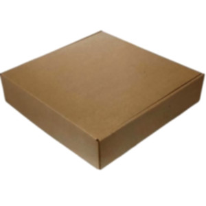 Коробка самосборная 220*220*50 мм, бурая. Photo 2
