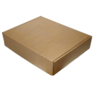 Коробка самосборная 235*190*50 мм, бурая. Photo 2