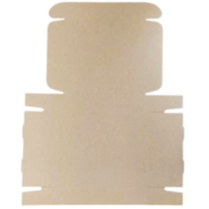 Коробка самосборная 235*215*50 мм, бурая. Photo 3