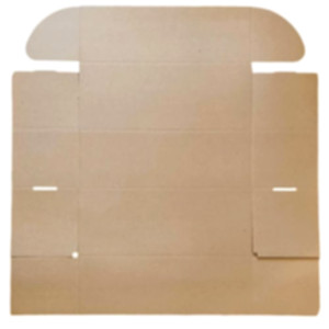 Коробка самосборная 420*165*140 мм, бурая. Photo 3